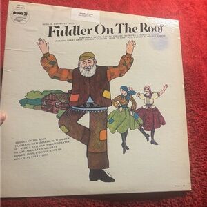Musical Favorites From Fiddler on the Roof LP Vinyl Record 1971